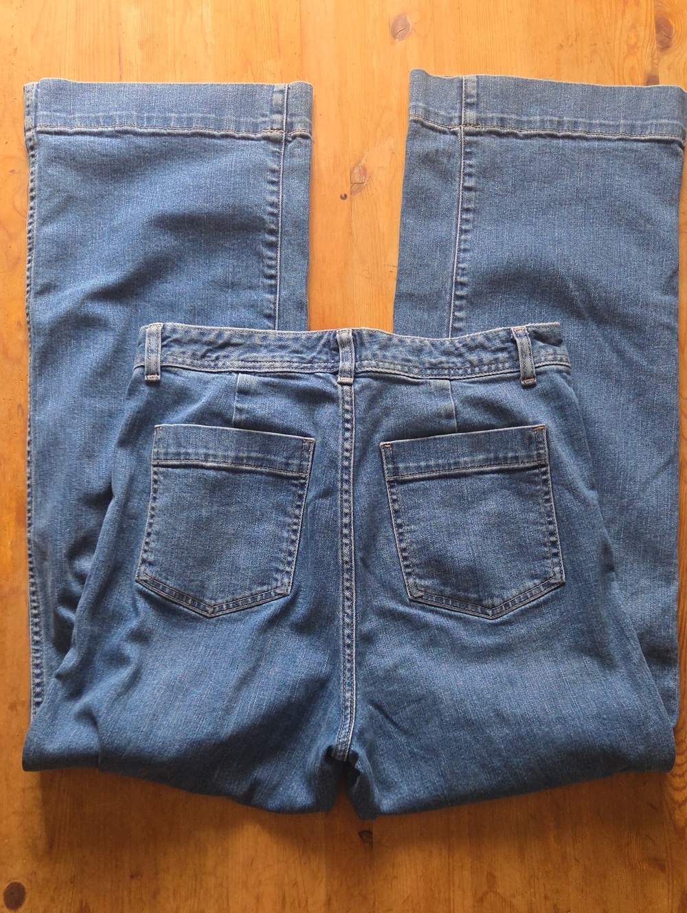 Women's 90s Style GAP High Rise Wide Leg Blue Jeans | Size 8/29T